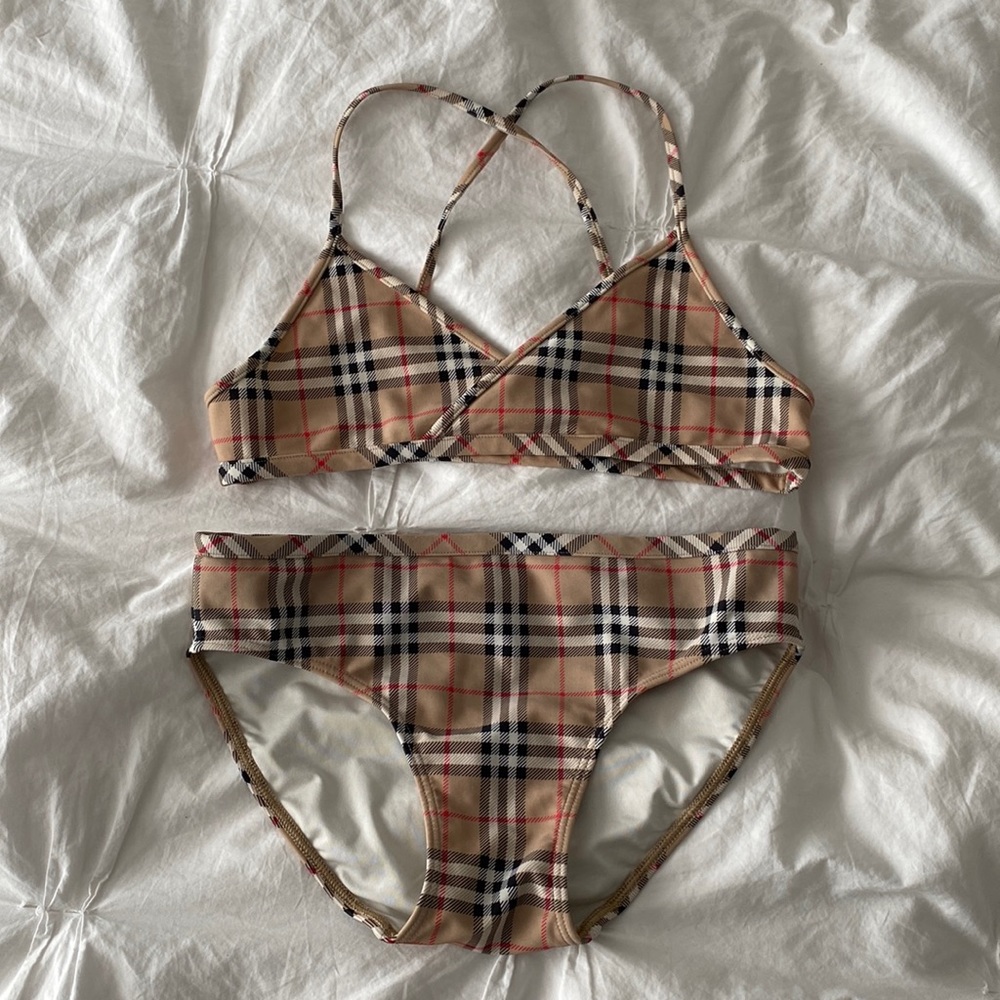 Burberry girls bikini size 14Y